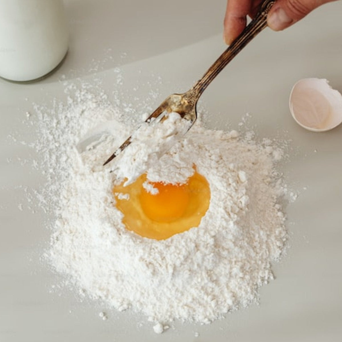 How To Make Fresh Homemade Pasta Recipe - Flavorful Italy - Step-By-Step Fresh Pasta Making With White Flour