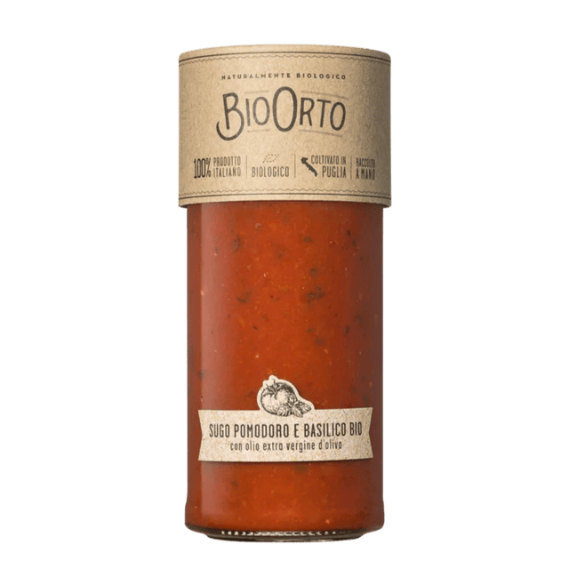 SAUCE TOMATE ET BASILIC BIOLOGIQUE - Bio Orto - organic tomatoes - ciao pasta - spaghettini  sauce tomate - recette facile I