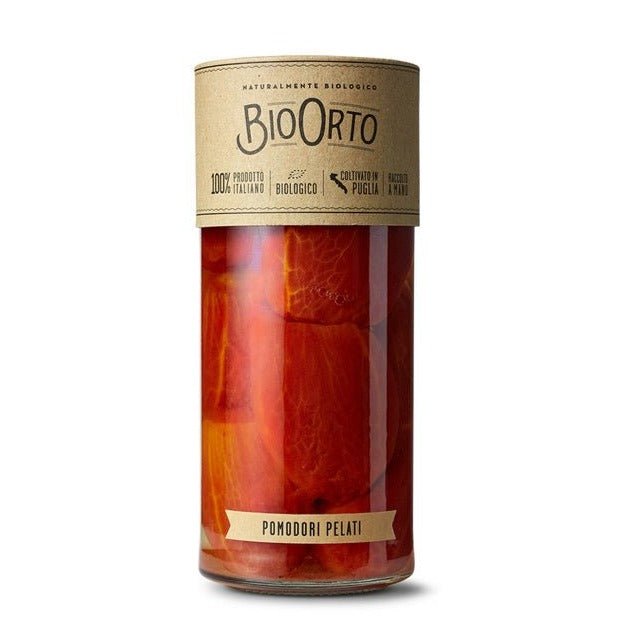 TOMATES SAN MARZANO ENTIÈRES - organic - BIOLOGIQUES - Bio Orto - ciao pasta - pret à manger - sauce tomate - délicieuses