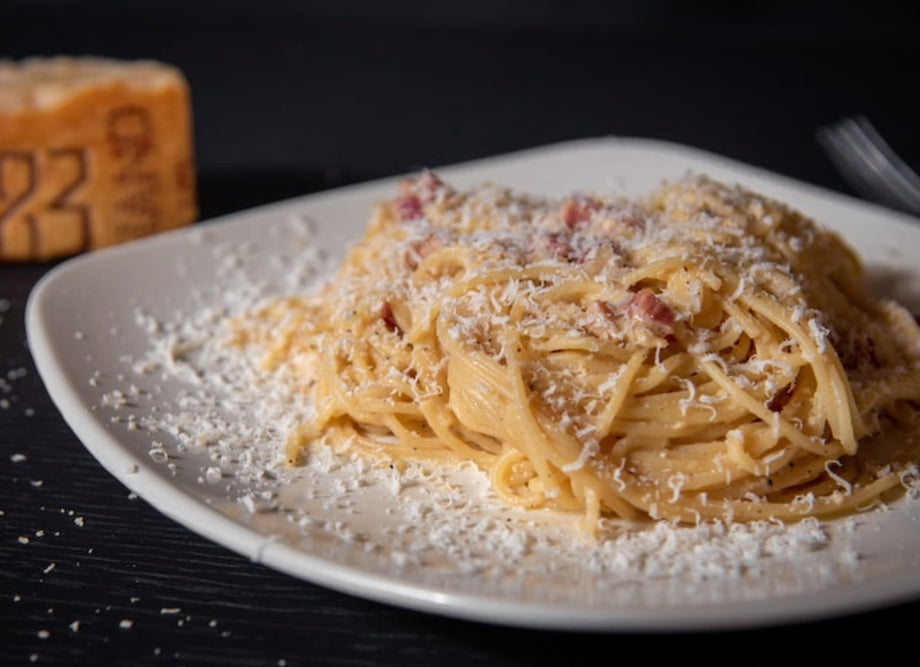 Recette linguine à la carbonara & Gran Gusto