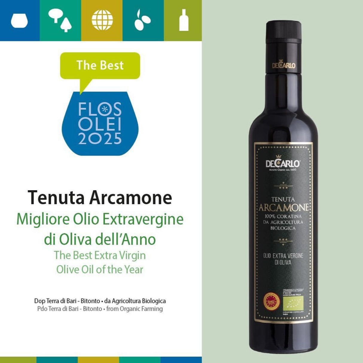 “TENUTA ARCAMONE” ORGANIC DOP TERRA DI BARI-BITONTO 
