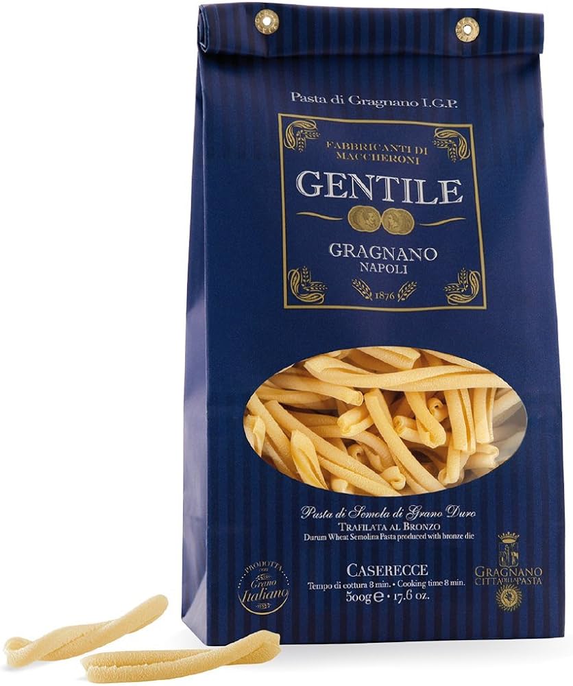 CASARECCE - CIAO PASTA- gentile pasta - ITALIAN PASTA - ITALIAN PRODUCT - PRODUIT D'ITALIE- PÂTE ARTISANALE- ARTISANAL PASTA