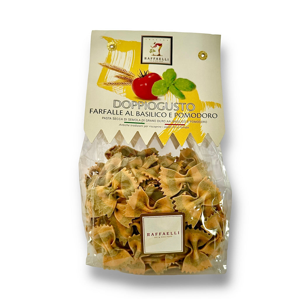 FARFALLE BASILIC ET TOMATE - CIAO PASTA - TOMATO AND BASIL FARFALLE - RAFFAELLI PASTA - FREE DELIVERY - LIVRAISON GRATUITE