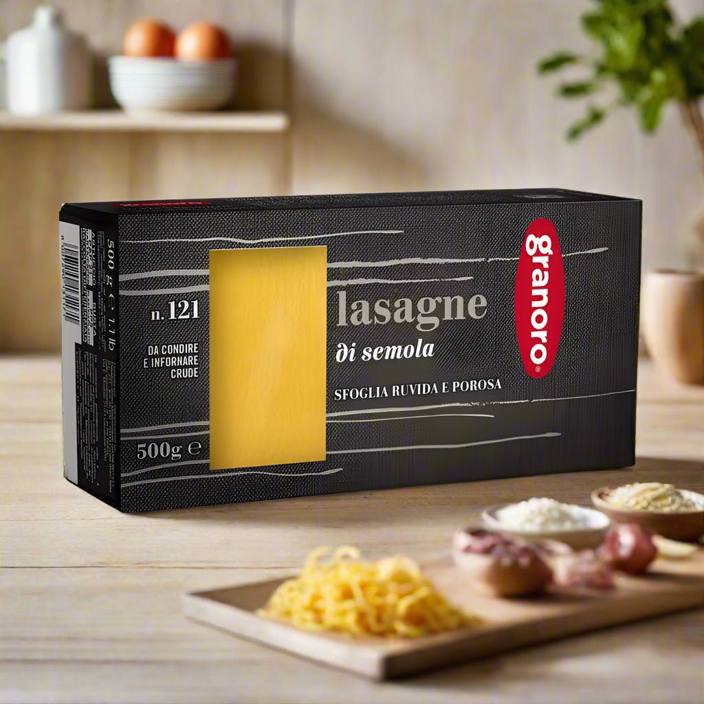 LASAGNE DE SEMOULE Nº121 - CIAO PASTA - GRANORO DEDICATO - PASTA RECIPES - RECETTE DE PÂTE - ÉPICERIE ITALIENNE - LASAGNA