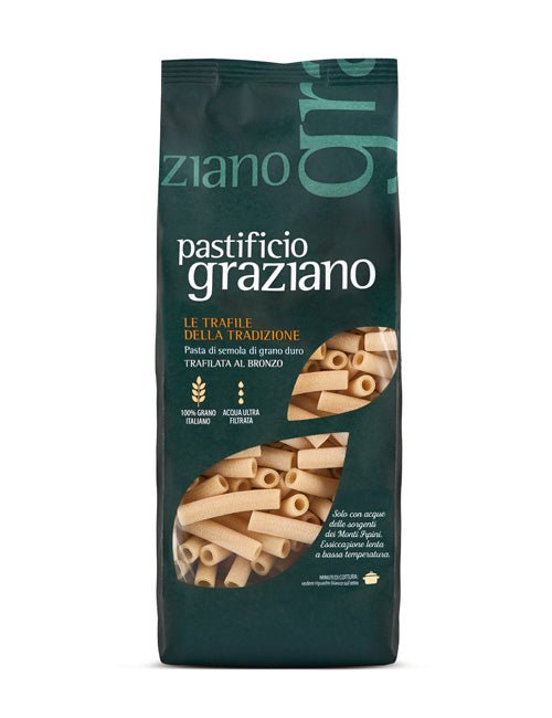MACCHERONICINI RIGATE - CIAO PASTA - pastificio graziano - PÂTE ITALIENNE - ITALIAN PASTA - RECETTE DE PÂTE - AL DENTE PASTA