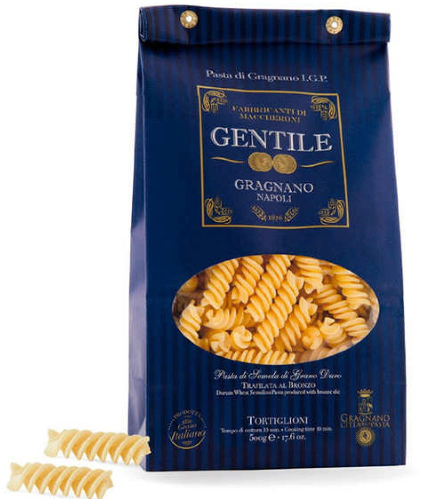 TORTIGLIONI - CIAO PASTA- gentile pasta - ITALIAN PASTA- ITALIAN PRODUCT - PRODUIT ITALIE- PÂTE ARTISANALE- ARTISANAL PASTA