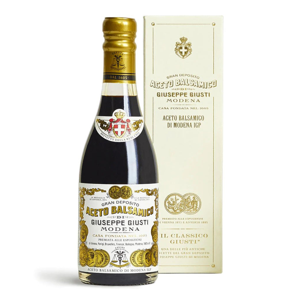 Vinaigre balsamique de Modène 8ans - CIAO PASTA - GIUSEPPE GIUSTI - PRODUIT ITALIAN - IMPORTÉ D'ITALIE - ÉPICERIE ITALIENNE